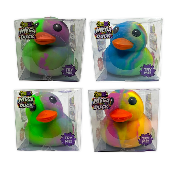 Mega Tie-Dye Duck Squishy Toy ~ Fun Doh SquishZilla ~
