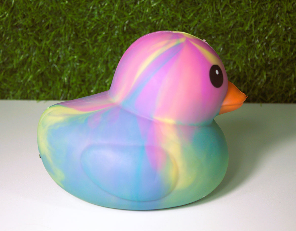 Mega Tie-Dye Duck Squishy Toy ~ Fun Doh SquishZilla ~