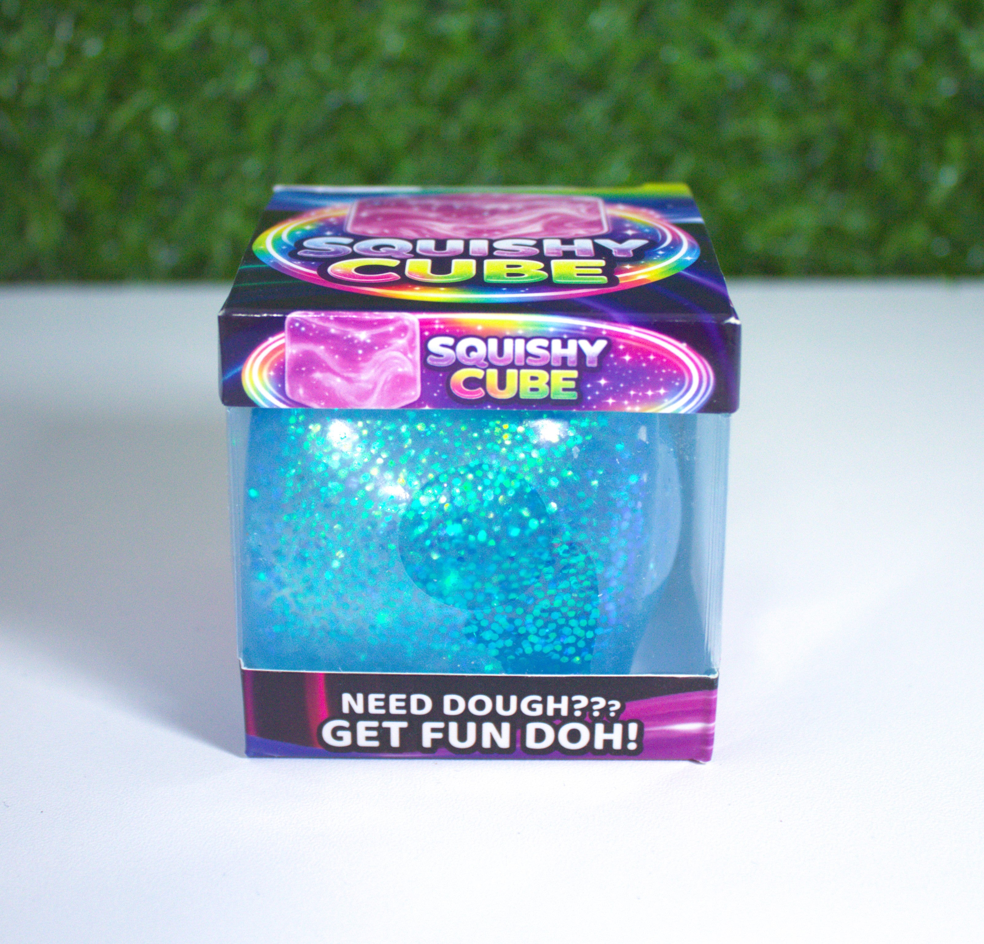 Fun Dough Squishy Glitter Cubes