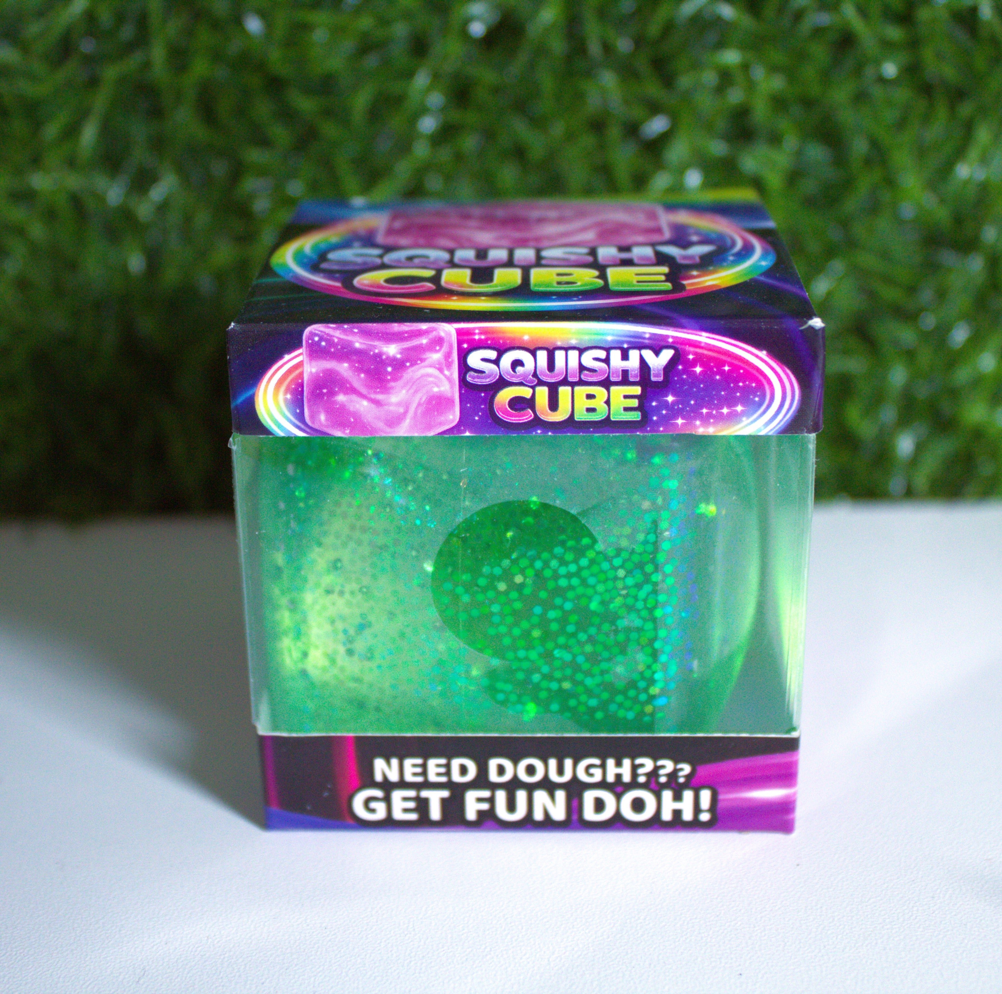 Fun Dough Squishy Glitter Cubes