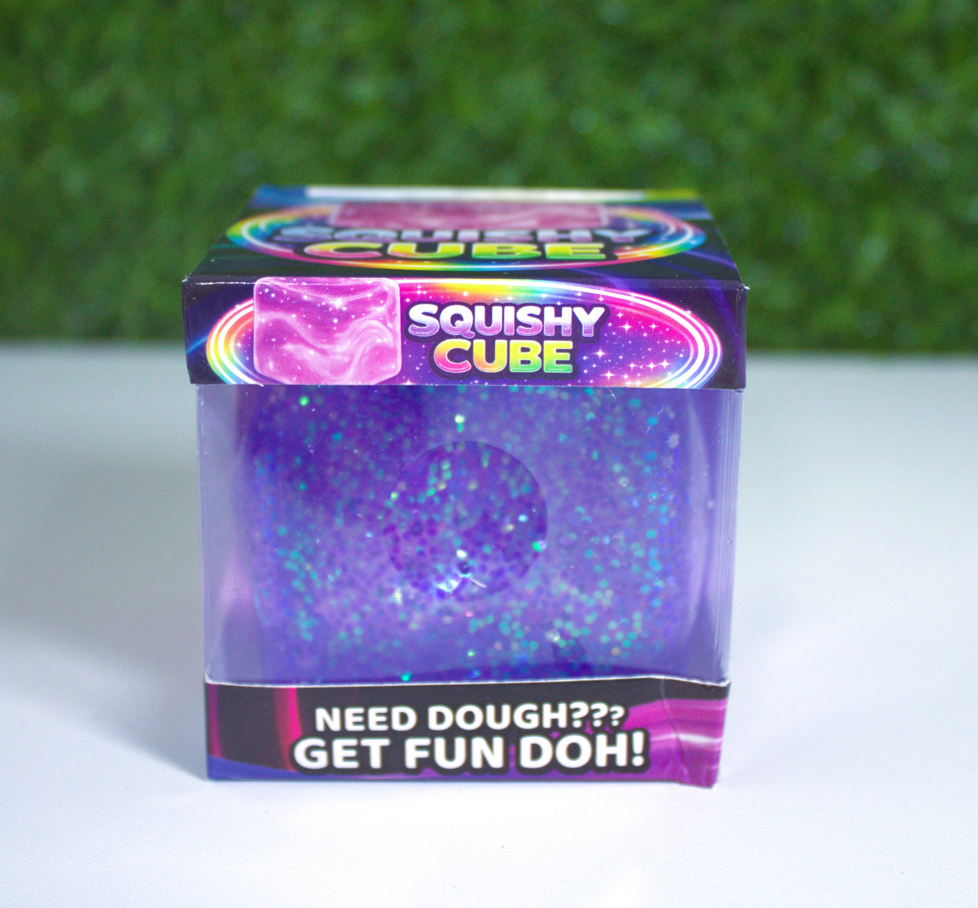 Fun Dough Squishy Glitter Cubes