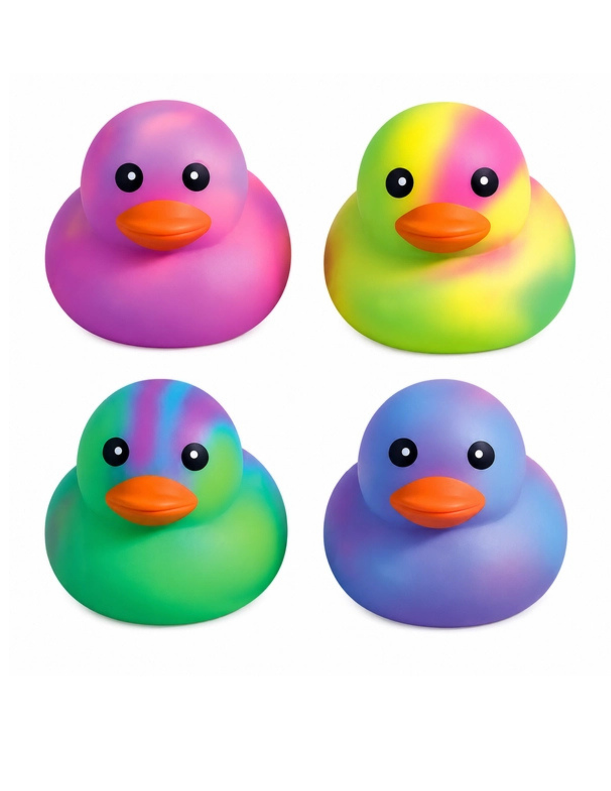 Mega Tie-Dye Duck Squishy Toy ~ Fun Doh SquishZilla ~