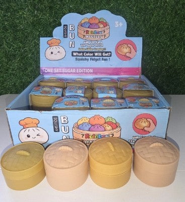 Mini Mystery Squishy Bun Fidget Toy, Kawaii Mini Dumpling, Stress Relief Sensory Play