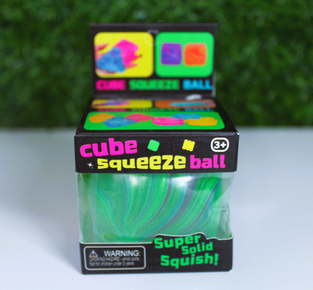 Squishy Fidget Toys Stress Cube 5.5 cm Stress Balls for Kids Adults Stress Relief Ice Squishy Cube Sugar Balls