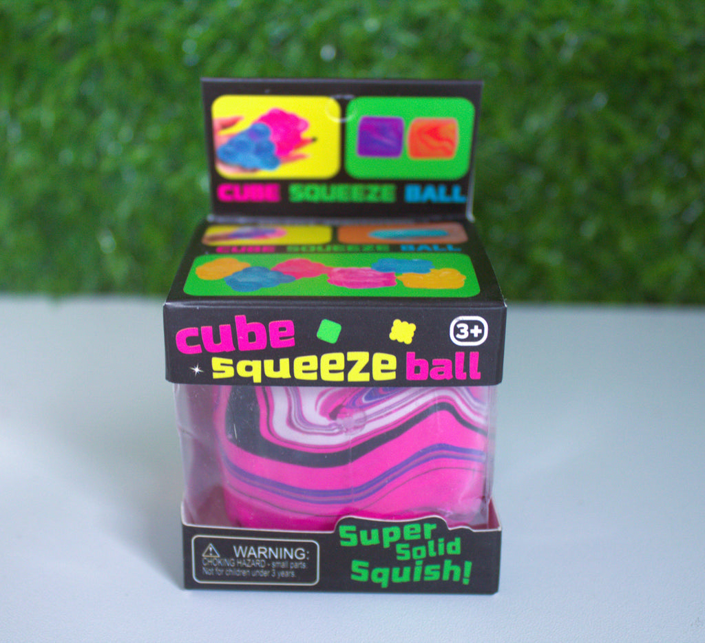 Squishy Fidget Toys Stress Cube 5.5 cm Stress Balls for Kids Adults Stress Relief Ice Squishy Cube Sugar Balls