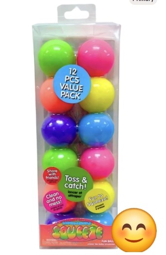 Rainbow Squeeze Ball Fidget Squishy Toy
