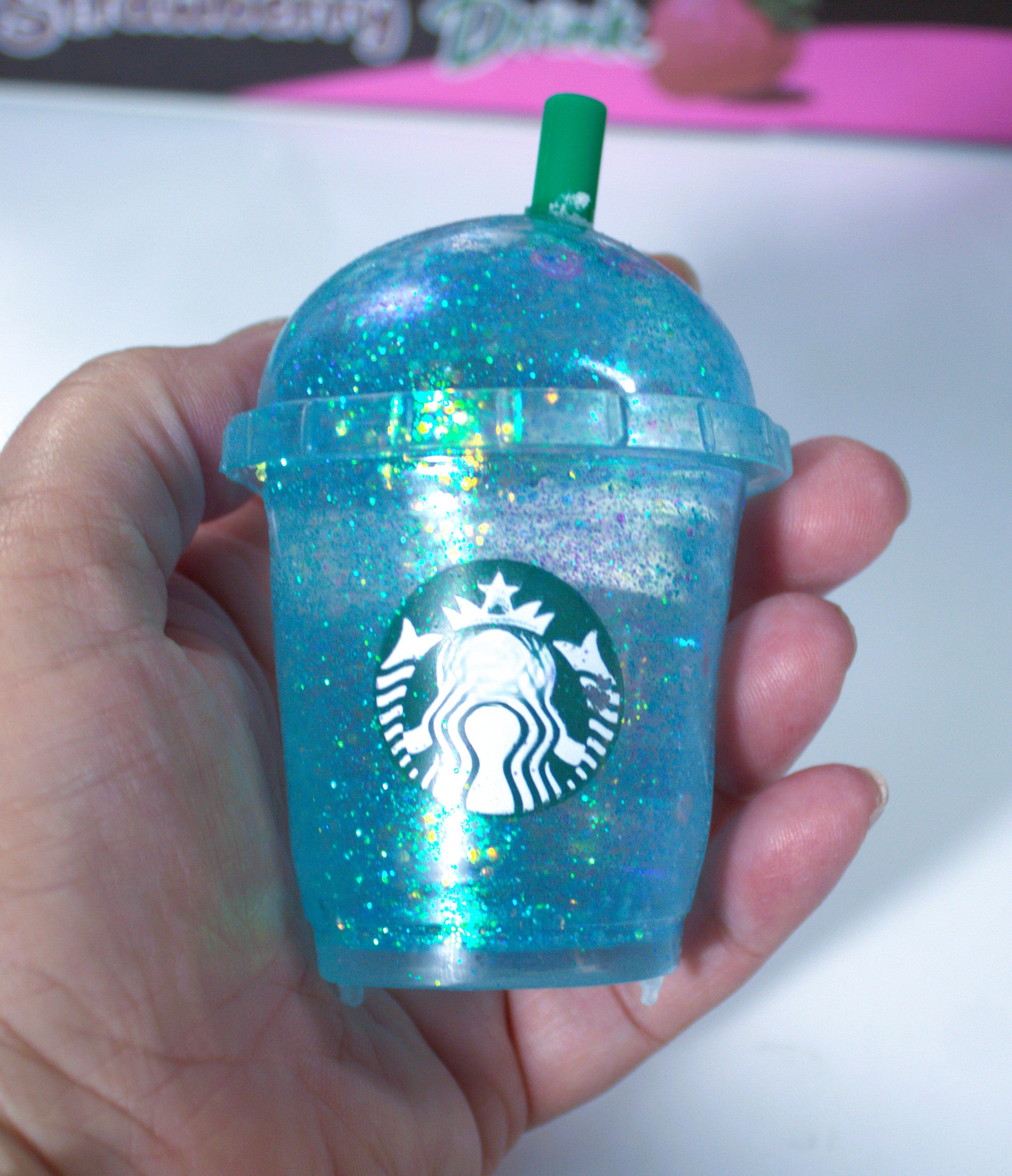 Starbucks Pink Drink Maltose Squishy
