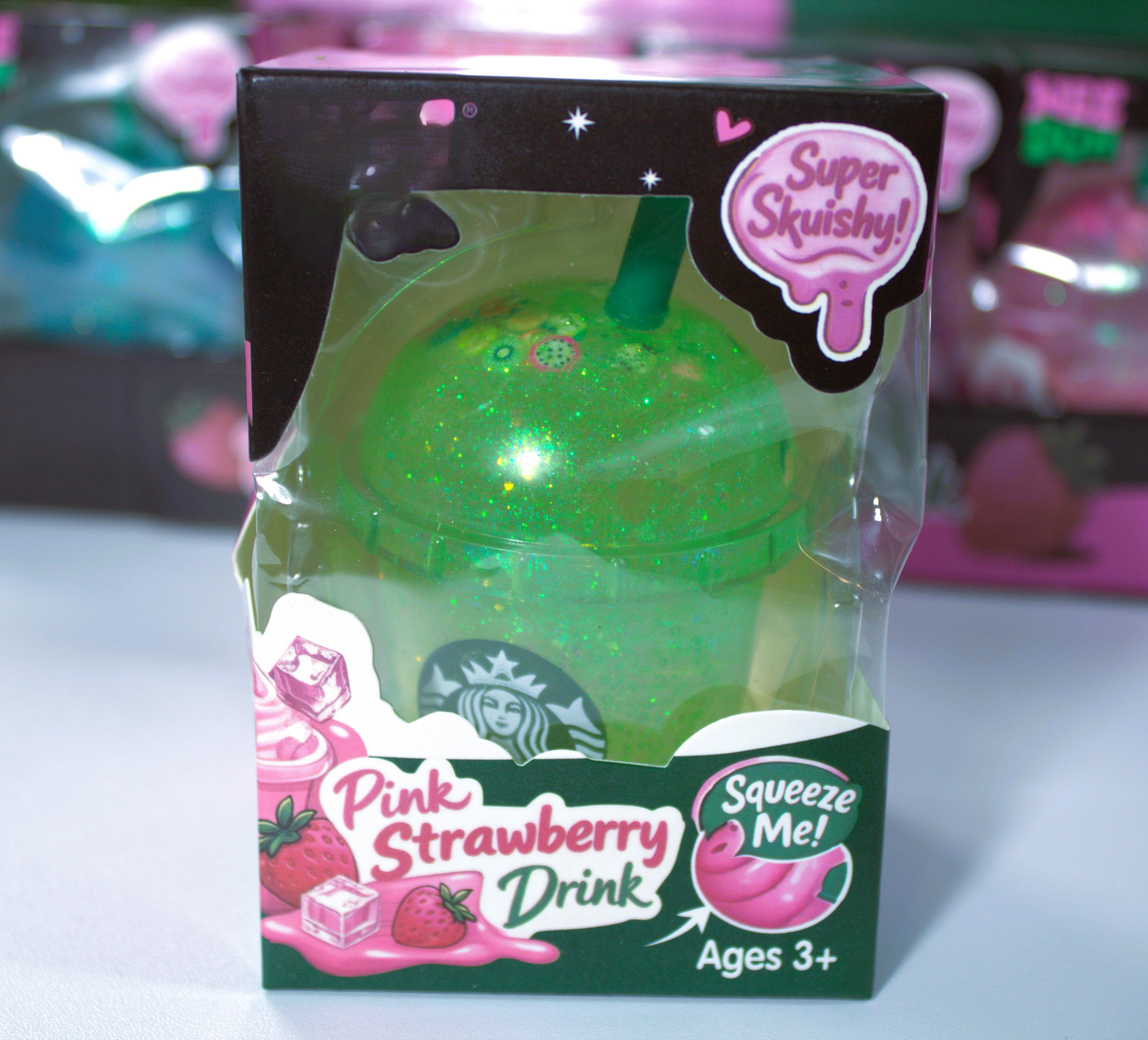 Starbucks Pink Drink Maltose Squishy