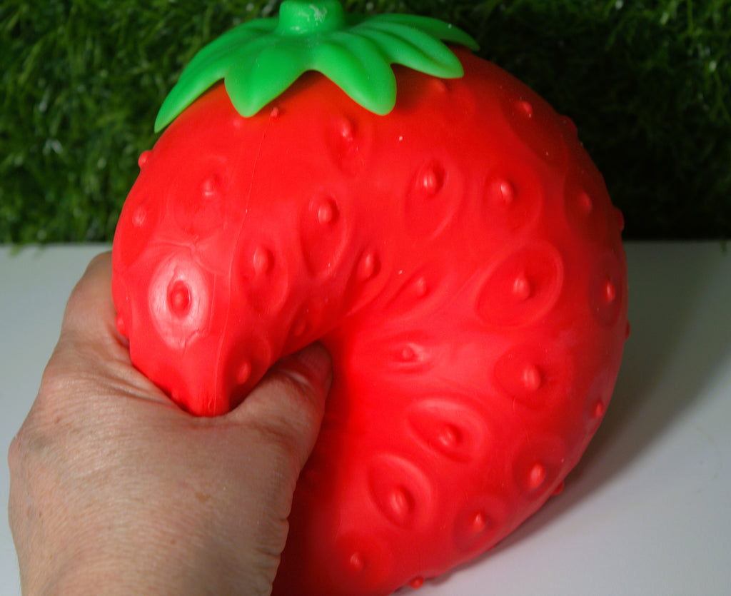 SmushMart Jumbo Scented Strawberry Squishy