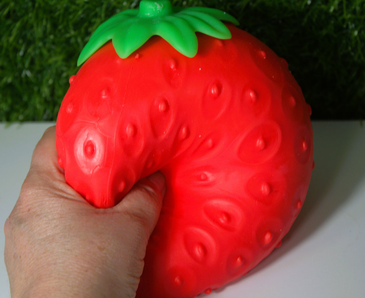 SmushMart Jumbo Scented Strawberry Squishy