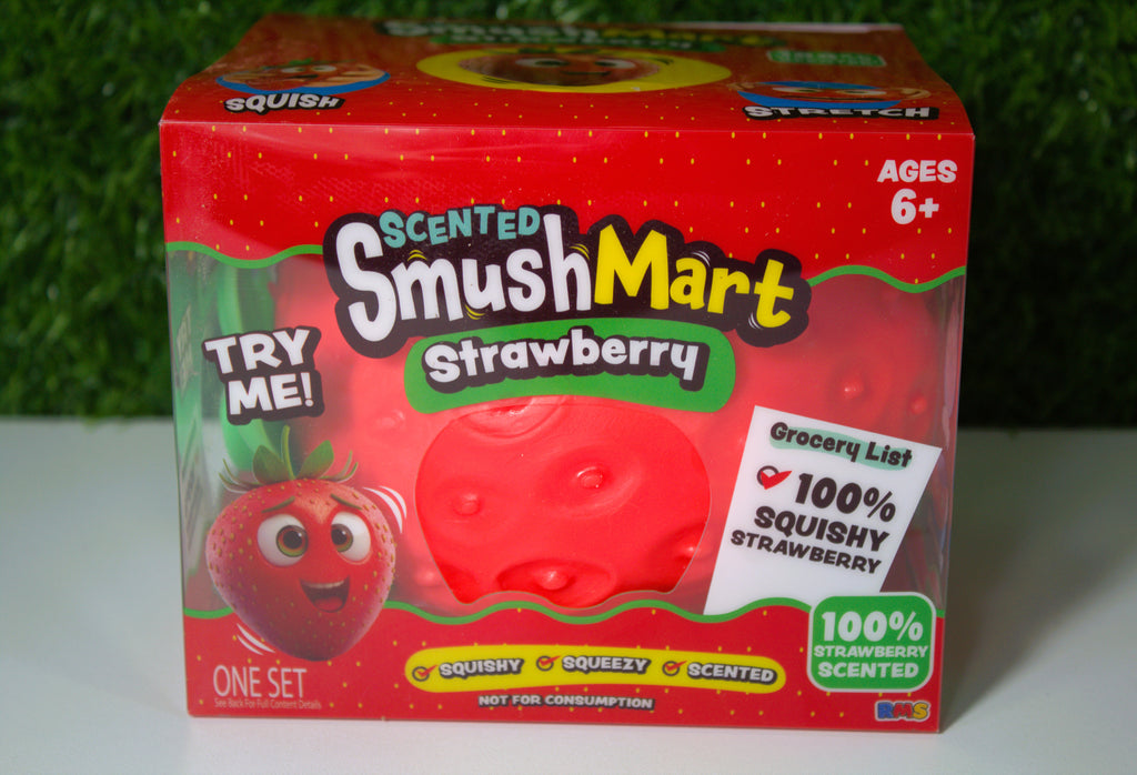 SmushMart Jumbo Scented Strawberry Squishy