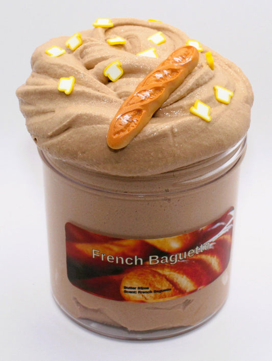 French Baguette Slime - Scented - Bread - Bakery - Butter Slime - Holdable
